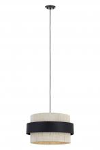 Innovations Lighting 675-1P-BK-20NT - Parker - 1 Light - 21 inch - Matte Black - Pendant