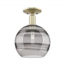 Innovations Lighting 716-1C-AB-G556-10SM - Rochester - 1 Light - 10 inch - Antique Brass - Semi-Flush Mount