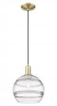 Innovations Lighting 716-1P-AB-G556-10CL - Rochester - 1 Light - 10 inch - Antique Brass - Cord hung - Mini Pendant