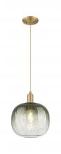 Innovations Lighting 716-1P-BB-G481-10SL - Brookhaven Sphere - 1 Light - 6 inch - Brushed Brass - Cord hung - Mini Pendant