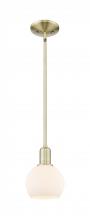 Innovations Lighting 716-1S-AB-G121-6 - Athens - 1 Light - 6 inch - Antique Brass - Stem hung - Mini Pendant