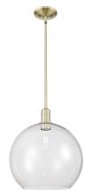 Innovations Lighting 716-1S-AB-G122-14 - Athens - 1 Light - 14 inch - Antique Brass - Stem hung - Mini Pendant