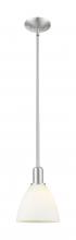 Innovations Lighting 716-1S-SN-GBD-751 - Bristol - 1 Light - 8 inch - Brushed Satin Nickel - Stem hung - Mini Pendant