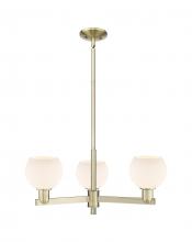 Innovations Lighting 716-3CR-AB-G121-6 - Athens - 3 Light - 28 inch - Antique Brass - Stem hung - Pendant