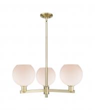 Innovations Lighting 716-3CR-AB-G121-8 - Athens - 3 Light - 30 inch - Antique Brass - Stem hung - Pendant