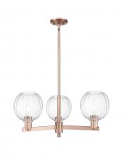 Innovations Lighting 716-3CR-AC-G458-7CL - Preston Globe - 3 Light - 18 inch - Antique Copper - Pendant