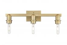 Innovations Lighting 716-3W-BB - Arcadia - 3 Light - 22 inch - Brushed Brass - Bath Vanity Light
