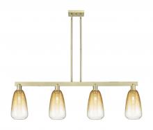 Innovations Lighting 716-4I-AB-G480-6AM - Brookhaven Almond - 4 Light - 48 inch - Antique Brass - Stem hung - Island Light