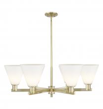 Innovations Lighting 716-6CR-AB-GBC-81 - Berkshire Glass - 6 Light - 38 inch - Antique Brass - Stem hung - Chandelier