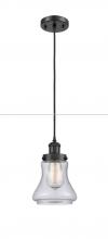 Innovations Lighting 916-1P-BK-G194 - Bellmont - 1 Light - 6 inch - Matte Black - Cord hung - Mini Pendant