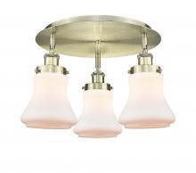 Innovations Lighting 916-3C-AB-G191 - Bellmont - 3 Light - 18 inch - Antique Brass - Semi-Flush Mount