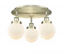 Innovations Lighting 916-3C-AB-G201-6 - Beacon - 3 Light - 18 inch - Antique Brass - Semi-Flush Mount