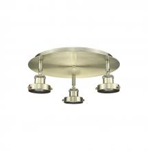 Innovations Lighting 916-3C-AB - Ballston Urban - 3 Light - 15 inch - Antique Brass - Semi-Flush Mount