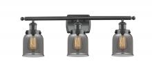 Innovations Lighting 916-3W-BK-G53 - Bell - 3 Light - 26 inch - Matte Black - Bath Vanity Light