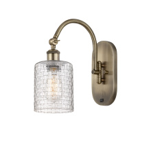 Innovations Lighting 918-1W-AB-G112C-5CL - Cobbleskill - 1 Light - 5 inch - Antique Brass - Adjustable - Sconce