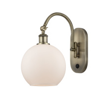 Innovations Lighting 918-1W-AB-G121-8 - Athens - 1 Light - 8 inch - Antique Brass - Sconce