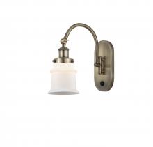 Innovations Lighting 918-1W-AB-G181S-LED - Canton - 1 Light - 7 inch - Antique Brass - Adjustable Swing Arm