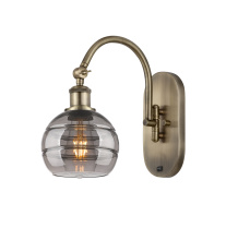Innovations Lighting 918-1W-AB-G556-6SM - Rochester - 1 Light - 6 inch - Antique Brass - Adjustable - Sconce