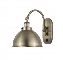 Innovations Lighting 918-1W-AB-MFD-10-AB-LED - Ballston Urban - 1 Light - 10 inch - Antique Brass - Adjustable Swing Arm