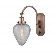Innovations Lighting 918-1W-AC-G165-LED - Geneseo - 1 Light - 7 inch - Antique Copper - Adjustable Swing Arm