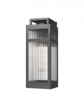 Innovations Lighting 9953-1W-BK-15-SCL - Ridgeway - 1 Light - 6 inch - Matte Black - Coastal Outdoor Sconce