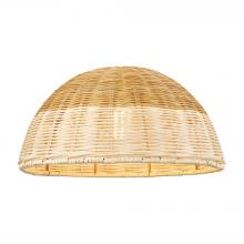 Innovations Lighting NBD2-12-NAT - Bristol Natural II - 12 inch - Natural Fiber Shade