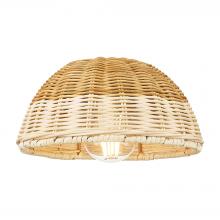 Innovations Lighting NBD2-75-NAT - Bristol Natural II - 8 inch - Natural Fiber Shade