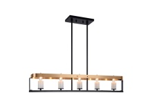 Matteo Lighting C82915BKAG - Crandle Chandelier