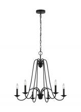 Generation Lighting F3205/6AF - Six Light Chandelier