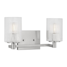 Generation Lighting GLV1042EN/BS - Two Light Wall/Bath