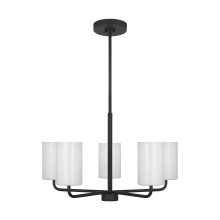 Generation Lighting GLC1015EN3/MBK - Rhett Medium Chandelier