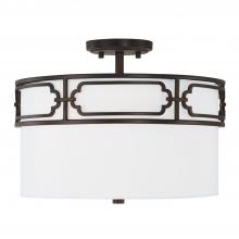 Capital 243431OB - 3 Light Semi-Flush