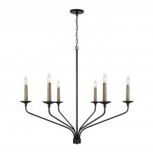Capital 451562MB - 6 Light Chandelier