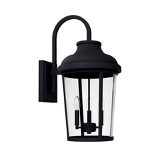 Capital 927032BK - Three Light Outdoor Wall Lantern