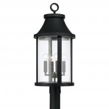 Capital 953645BK - 4 Light Outdoor Post Lantern