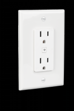 American Lighting SPKPL-OUTLETW-2S-WH - SPEKTRUM+ OUTLET 2 SOCKET