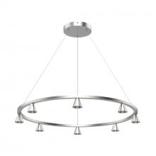 Kuzco Lighting CH19933-BN-UNV - Dune 33-in Brushed Nickel LED Chandeliers
