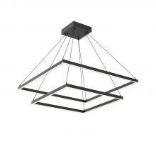 Kuzco Lighting CH88232-BK-UNV-010 - Piazza 32-in Black LED Chandeliers