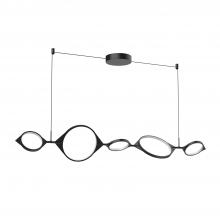 Kuzco Lighting LP84457-BK-UNV - Serif 57-in Black LED Linear Pendant