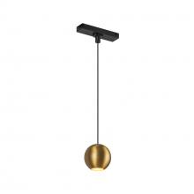 Kuzco Lighting TRP26903-BG - Faria 3-in Brushed Gold Trilo Track Pendant