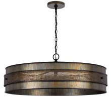 CAL Lighting FX-3822-5 - 60W x 5 Heraklion metal drum chandelier