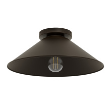 Hunter 46025 - Hunter Skyflow Matte Bronze 1 Light Medium