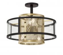 Minka Metropolitan N7814-726 - SoHo - 4 Light Pendant and Semi-Flush, a Robin Baron Design