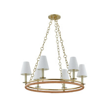 Hudson Valley 4406-AGB - SWANTON CHANDELIER