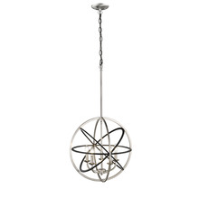 Millennium 3397-MB/BN - 5-Light Pendant light Matte Black/Brushed Nickel
