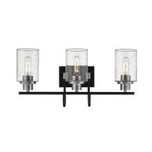 Millennium 3513-MB/BN - Clifton 3-Light Vanity Matte Black/Brushed Nickel