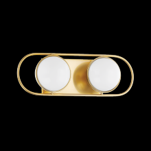 Mitzi by Hudson Valley Lighting H783302-AGB - Amy Bath And Vanity