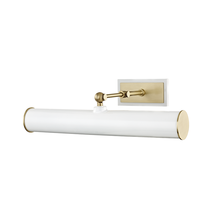 Mitzi by Hudson Valley Lighting HL263202-AGB/WH - Holly Plug-In Picture Light