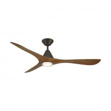 Modern Forms US - Fans Only FR-D2504-60L-BZ/DK - Carve 60 Downrod Ceiling Fan
