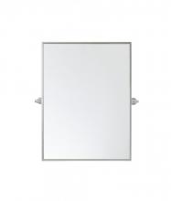 Elegant MR6E2432SIL - Rectangle pivot mirror 24x32 inch in silver